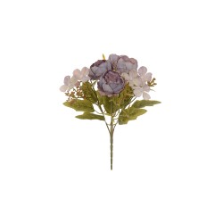Buquê de Peônia Artificial - 30 cm