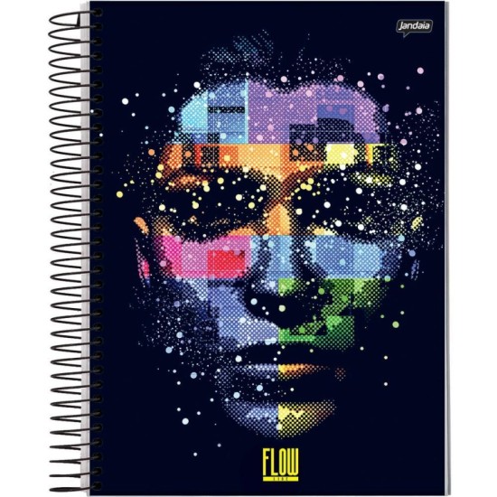Caderno Espiral Universitário Jandaia 192 folhas - Flow Caderno Espiral Universitário Jandaia 192 folhas - Flow