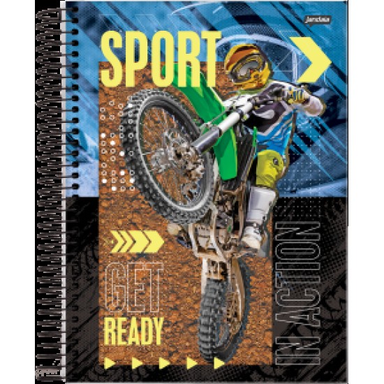 Caderno Universitário 15 Matérias Sport - Jandaia Caderno Universitário 15 Matérias Sport - Jandaia