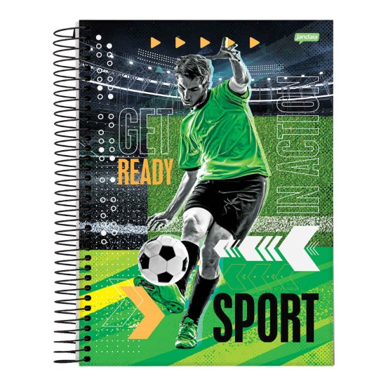 Caderno Universitário 20 Matérias Sport - Jandaia Caderno Universitário 20 Matérias Sport - Jandaia