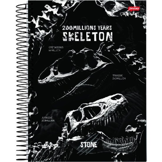 Caderno Espiral Universitário 10 Matérias Stone - Jandaia Caderno Espiral Universitário 10 Matérias Stone - Jandaia