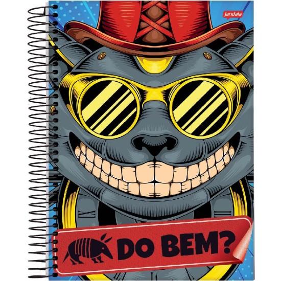 Caderno Universitário 10 Matérias 160 Folhas Insano - Jandaia Caderno Universitário 10 Matérias 160 Folhas Insano - Jandaia