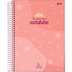 Caderno Universitário 10 Matérias Be Bold 160 Folhas - Jandaia