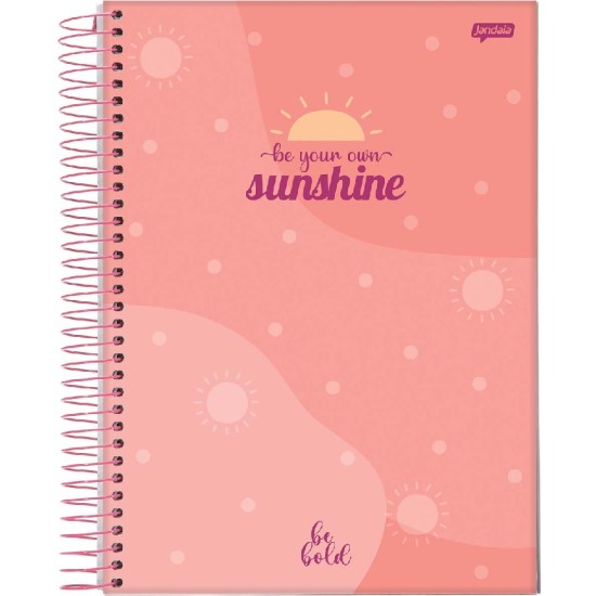 Caderno Universitário 10 Matérias Be Bold 160 Folhas - Jandaia Caderno Universitário 10 Matérias Be Bold 160 Folhas - Jandaia