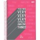 Caderno Universitário 10 Matérias Be Bold 160 Folhas - Jandaia Caderno Universitário 10 Matérias Be Bold 160 Folhas - Jandaia