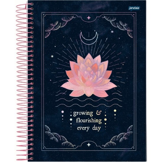 Caderno Universitário Mystic 80 Folhas - Jandaia Caderno Universitário Mystic 80 Folhas - Jandaia