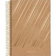 Caderno Colegial Criativo 1 Matéria Kraft Gold - Jandaia Caderno Colegial Criativo 1 Matéria Kraft Gold - Jandaia