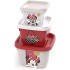 Kit com 3 Potes Plástico Minnie Conect - Plasútil 