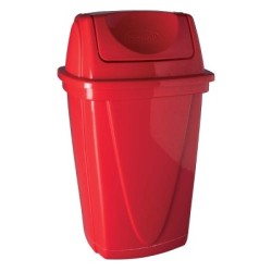Lixeira Basculante 7,2L Vermelha – Plasútil