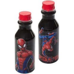 Garrafa com Tampa Homem Aranha, 500 ml - Plasútil