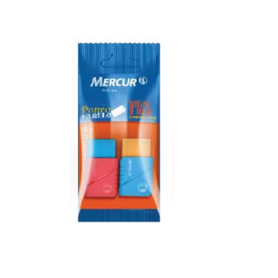 Borracha Tr Color Mix Pull Pack - 2 Unidades Mercur Borracha Tr Color Mix Pull Pack - 2 Unidades Mercur