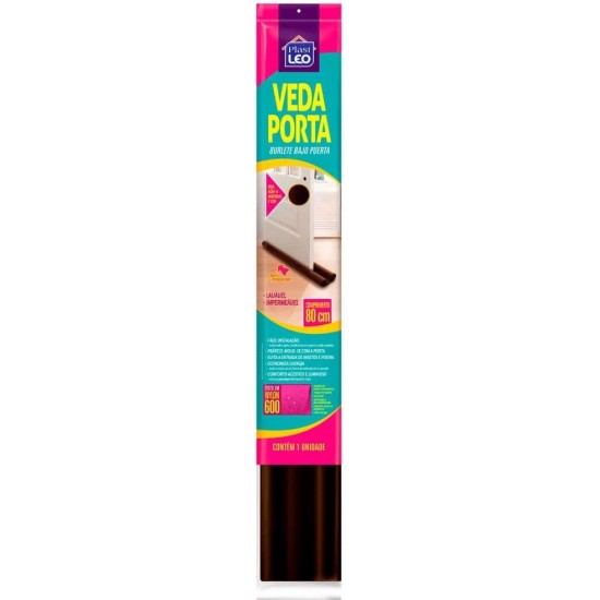 Veda Porta Rolinho com Vedação Dupla – 80cm Veda Porta Rolinho com Vedação Dupla – 80cm