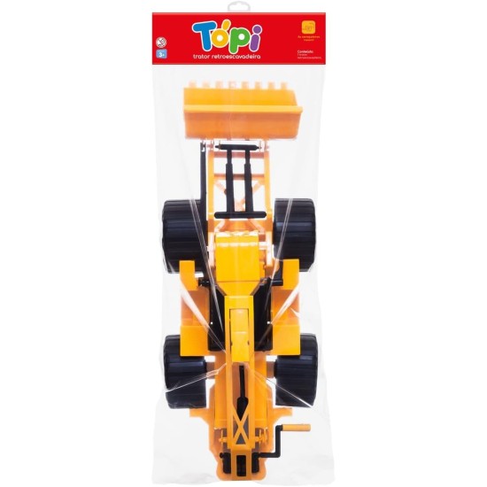 Trator Retroescavadeira - Cardoso Toys Trator Retroescavadeira - Cardoso Toys