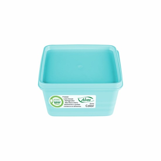 Pote Quadrado Color 500 ml - Alves Pote Quadrado Color 500 ml - Alves
