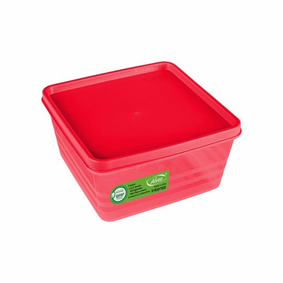 Pote Quadrado Intense 1 Litro Sortido - Fechamento Hermético Pote Quadrado Intense 1 Litro Sortido - Fechamento Hermético