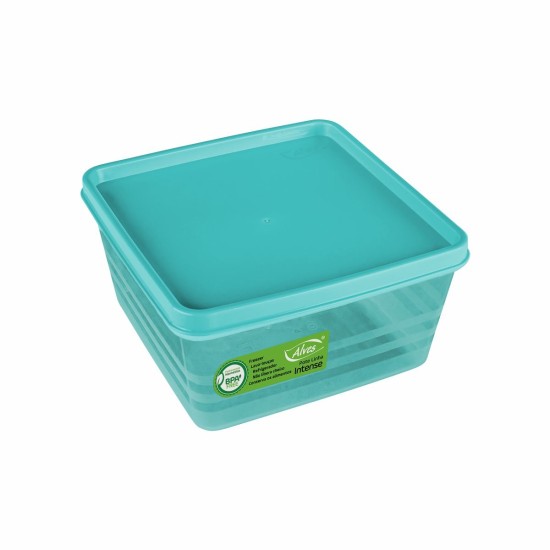 Pote Quadrado Intense 1 Litro Sortido - Fechamento Hermético Pote Quadrado Intense 1 Litro Sortido - Fechamento Hermético
