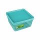 Pote Quadrado Intense 1 Litro Sortido - Fechamento Hermético Pote Quadrado Intense 1 Litro Sortido - Fechamento Hermético