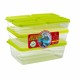 Kit 7 Potes Tropical – 250ml, 500ml e 1,4 Litros Kit 7 Potes Tropical – 250ml, 500ml e 1,4 Litros