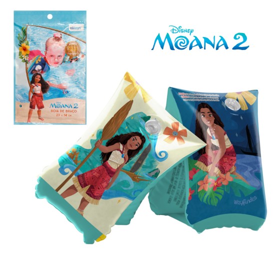 Boia de Braço Inflável da Moana - 23x14cm Boia de Braço Inflável da Moana - 23x14cm
