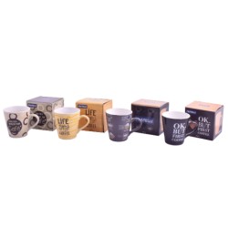 Caneca Cônica de Porcelana – 300ml