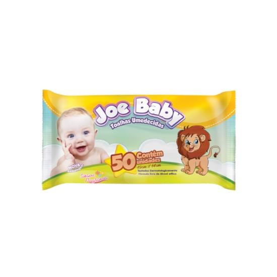 Toalha Umedecida Joe Baby - 50 Unidades Toalha Umedecida Joe Baby - 50 Unidades