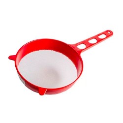 Peneira Plástica 15cm Vermelha - Arca Plast