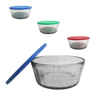 Tigela Bowl Laguna com Tampa Plástico 1,5L – 20cm