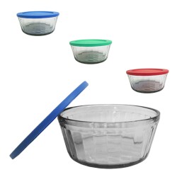 Tigela Bowl Laguna com Tampa Plástico 1,5L – 20cm