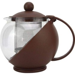 Chaleira de Vidro 750ml com Infusor - CB Plast 