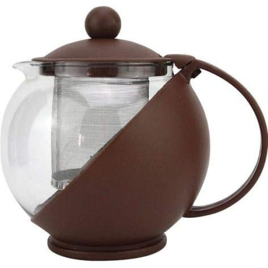 Chaleira de Vidro 750ml com Infusor - CB Plast 