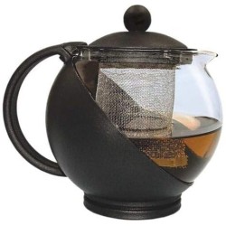 Chaleira de Vidro 750ml com Infusor - CB Plast 