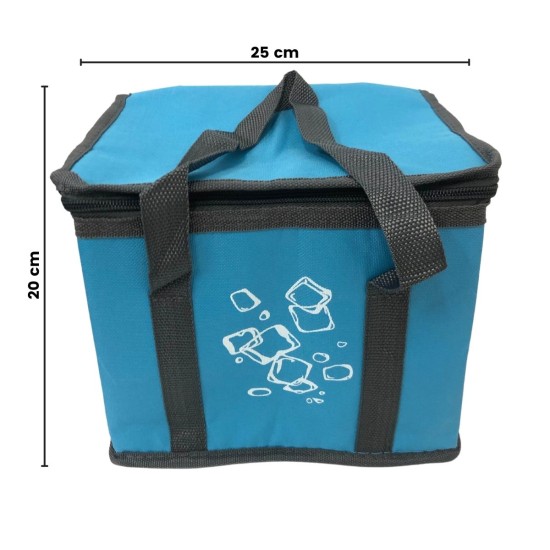 Bolsa Térmica com Alça 10 Litros Azul Bolsa Térmica com Alça 10 Litros Azul