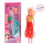 Boneca Jully Fashion com Acessórios - ToysToys