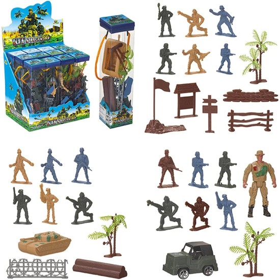 Kit Soldado com Boneco Kit Soldado com Boneco