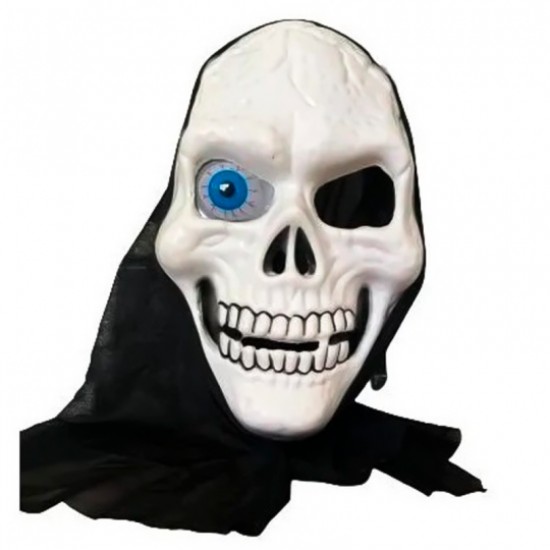 Máscara Halloween Caveira com Olho Máscara Halloween Caveira com Olho