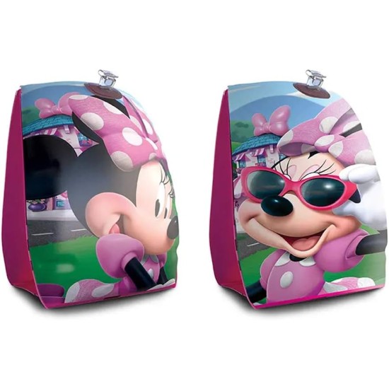 Boia de Braço Inflável da Minnie 18x14cm Boia de Braço Inflável da Minnie 18x14cm