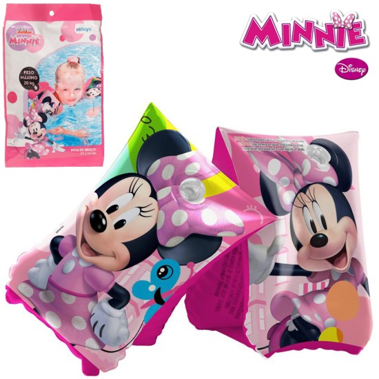 Boia de Braço Inflável da Minnie - 23x14cm Boia de Braço Inflável da Minnie - 23x14cm