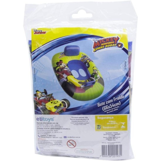 Bote Mickey Mouse Etitoys - Modelo Fralda Bote Mickey Mouse Etitoys - Modelo Fralda