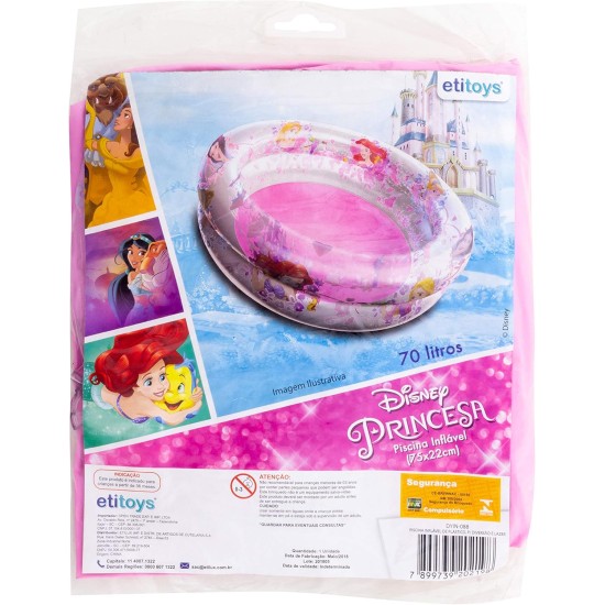 Piscina Inflável Princesas da Disney 70L - Etitoys Piscina Inflável Princesas da Disney 70L - Etitoys