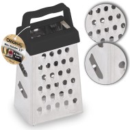 Mini Ralador de Inox 4 Faces com Alça de Plástico – 8cm