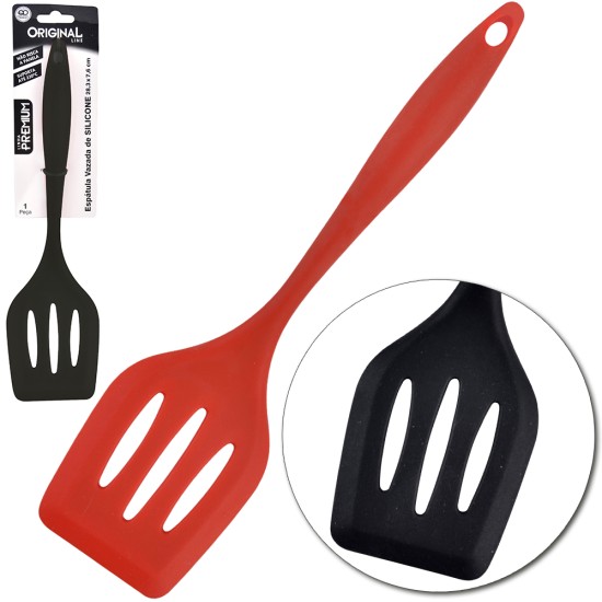Espátula de Silicone Vazada Premium Espátula de Silicone Vazada Premium