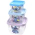 Kit 3 Potes Quadrados Stitch 750ml - Plasútil