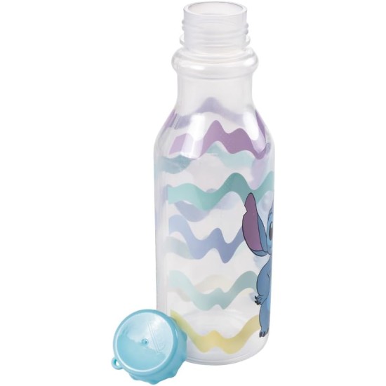 Garrafa de Plástico Decorada Stitch 500ml - Plasútil Garrafa de Plástico Decorada Stitch 500ml - Plasútil