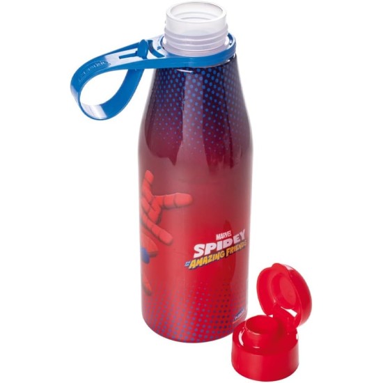 Garrafa Plástica 500ml Homem-Aranha - Plasutil Garrafa Plástica 500ml Homem-Aranha - Plasutil