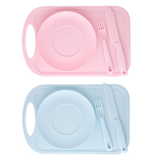 Kit 4 Peças de Papinha Plástico Kit 4 Peças de Papinha Plástico