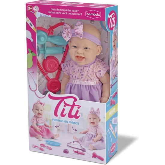Boneca Titi Médica- Marca Bambola Boneca Titi Médica- Marca Bambola