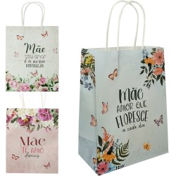 Sacola de Papel para Presente - Frases Mãe 