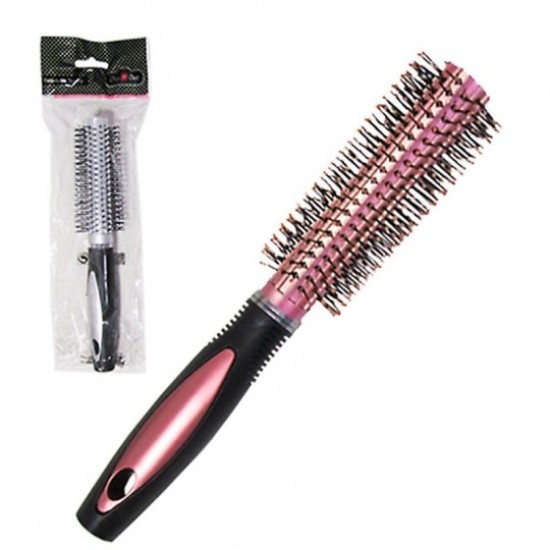 Escova de Cabelo - Cabo Emborrachado e Bolinhas Protetoras Escova de Cabelo - Cabo Emborrachado e Bolinhas Protetoras