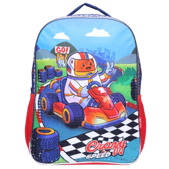 Mochila Infantil Masculina - Standard Crazy for Speed Mochila Infantil Masculina - Standard Crazy for Speed