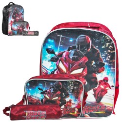 Kit Mochila Infantil Lancheira e Estojo Moto Speed - Winth